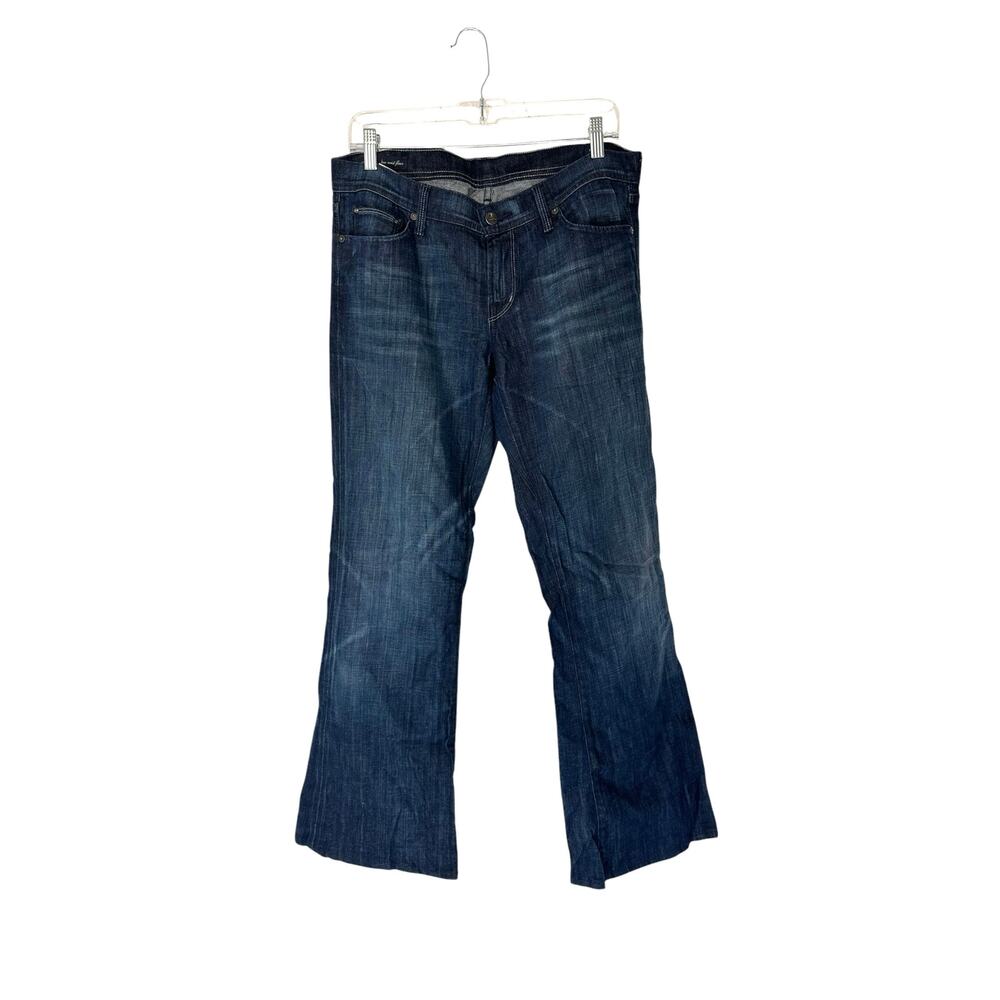 Citizens of Humanity Dark Wash Ingrid Stretch‎ Low Waist Flare Jeans Size 30